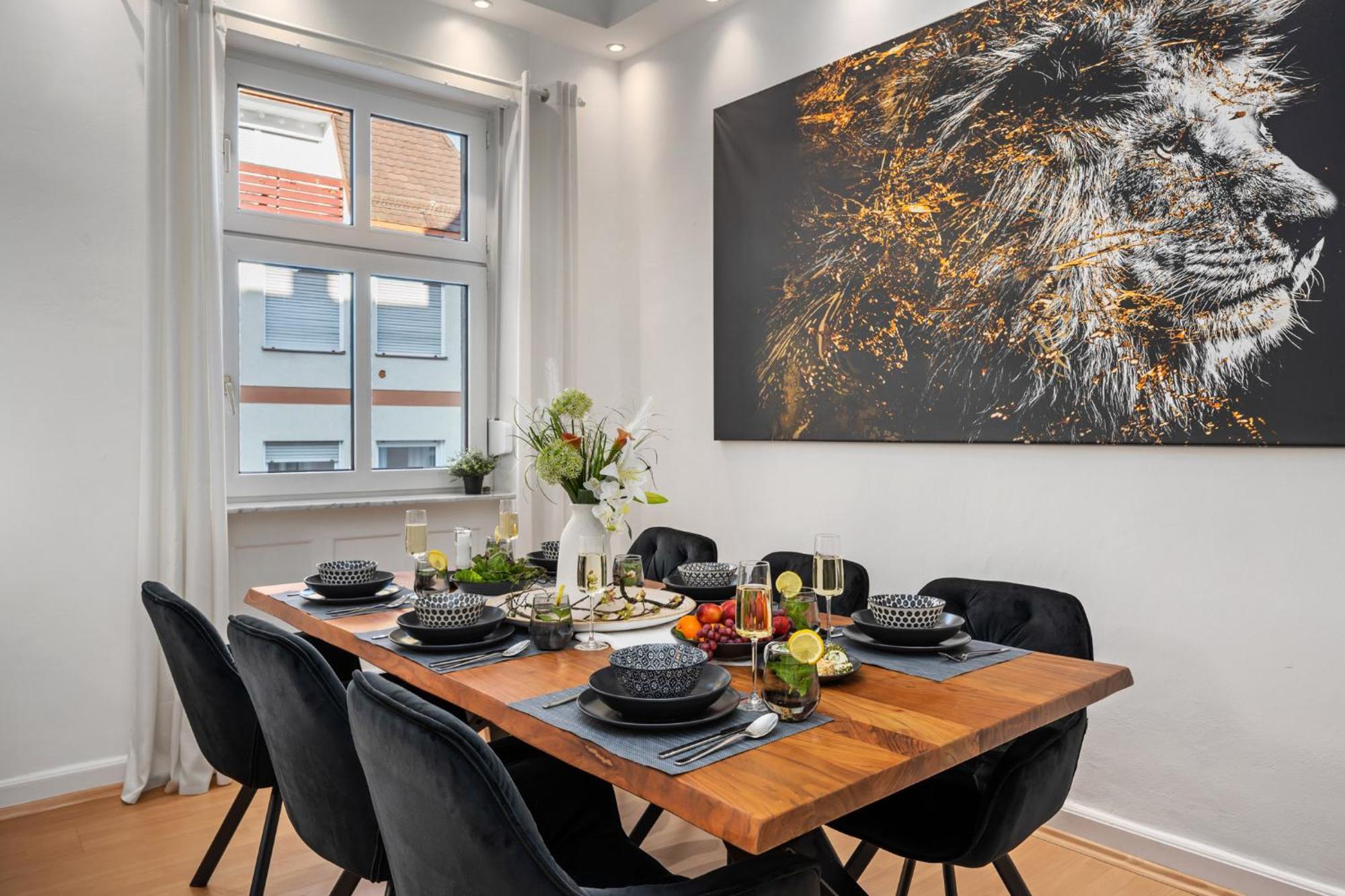 באד קיסינגן Ferienwohnung Blassdoerfer - Modernes Apartment In Bester Lage Und 93 Qm2 מראה חיצוני תמונה