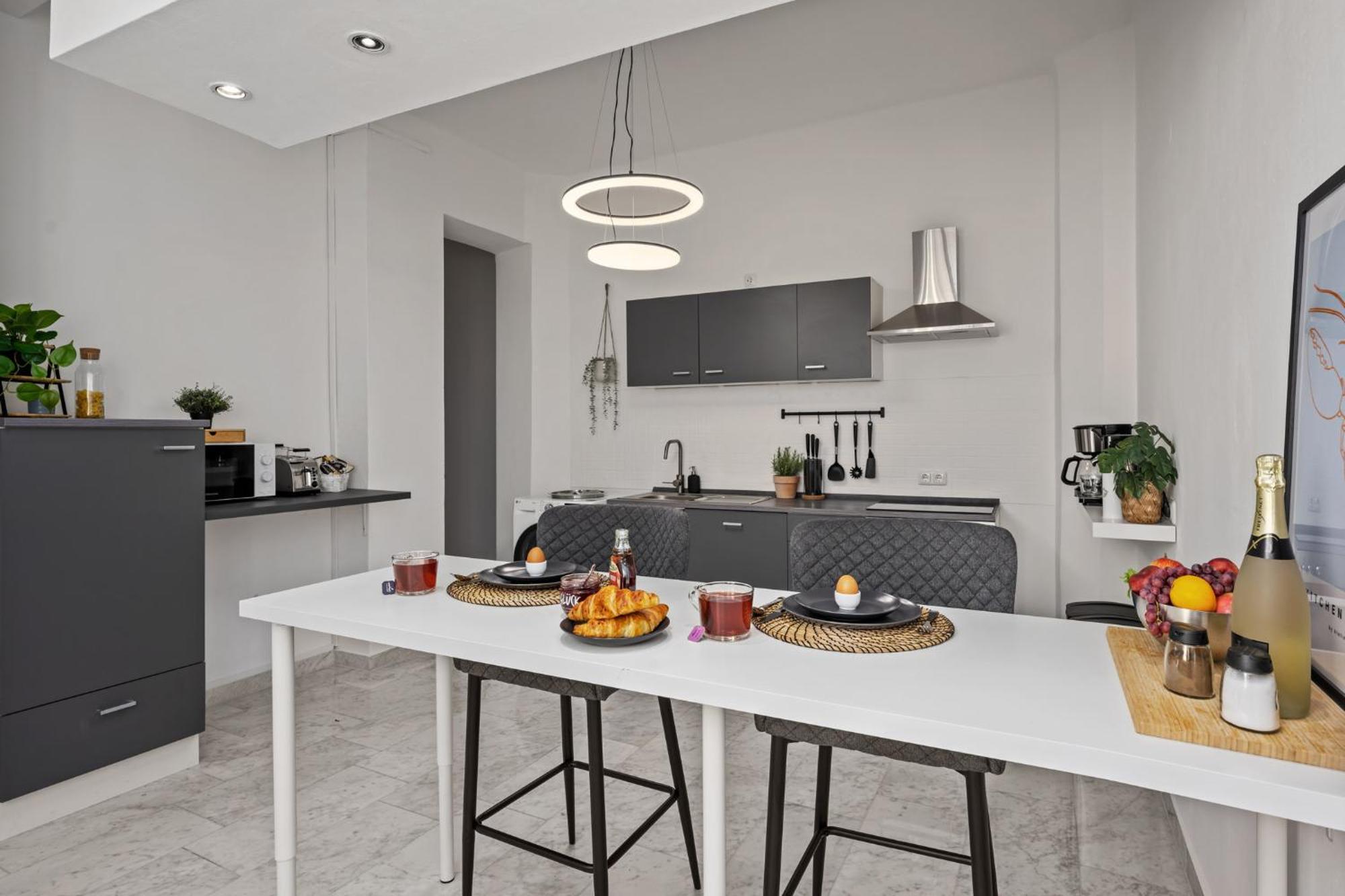 באד קיסינגן Ferienwohnung Blassdoerfer - Modernes Apartment In Bester Lage Und 93 Qm2 מראה חיצוני תמונה