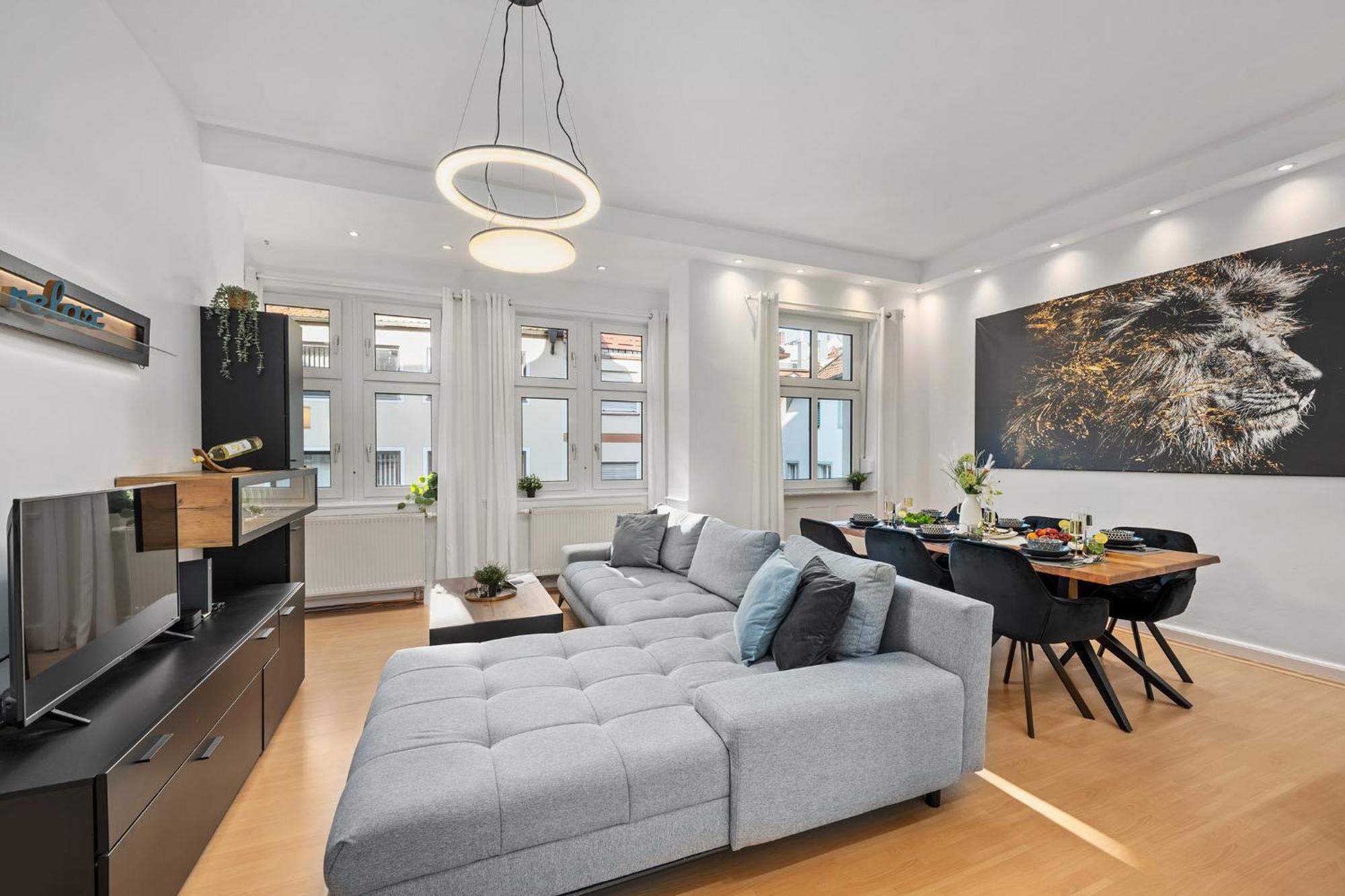 באד קיסינגן Ferienwohnung Blassdoerfer - Modernes Apartment In Bester Lage Und 93 Qm2 מראה חיצוני תמונה